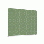 CLOISON EN TISSU 150-150 DOUBLE HEXAGONE VERT