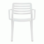 FAUTEUILS WIND POLYPROPYLÈNE - BLANC - GARBAR