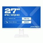 JAPANNEXT JN-IPS270WQHD75F-C65W-HSP-W ÉCRAN PLAT DE PC 68,6 CM (27