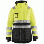 PARKA HIVER HAUTE VISIBILITÉ FEMME TAILLE XXXL - MANUTAN COLLECTIVITÉS