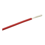 FIL PRÉ-CÂBLÉ RS PRO ROUGE, 0,75 MM², ISOLANT EN CAOUTCHOUC SILICONE, 200°C MAX, LONGUEUR 25M ( PRIX POUR BOBINE DE 25 MÈTRES )