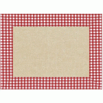 SET DE TABLE 30X40 CM - LIN VICHY - PAQUET DE 500 SERVIETTES - COGIR