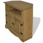 TABLE CONSOLE GAMME CORONA PIN MEXICAIN,80X43X78 CM,BOIS DE PIN MASSIF