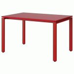 TABLE MALIBU 120X80 T5 SOUDÉ STR ABS ROUGE U321/ROUGE 3020