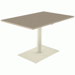 TABLE MANO RÉGLABLE 120X80 STRAT ABS CHÊNE B/BEIGE 1013 - MOBIDECOR