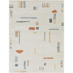 TAPIS LAVABLE EN MACHINE SCANDINAVE DESIGN MODERNE MULTICOLORE 160 X 213 CM - SURYA