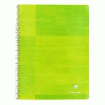 LOT DE 5 - CAHIER SPIRALE CLAIREFONTAINE METRIC A4+ 24 X 32 CM GRANDS CARREAUX 100 PAGES