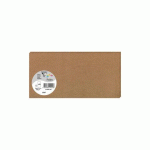 LOT DE 3 - PAQUET DE 25 CARTES SIMPLES POLLEN 106X213MM 210G/M² - KRAFT
