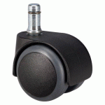 LOT DE 5 ROULETTES CHAISES DE BUREAU 50 MM SPÉCIALES SOLS DURS