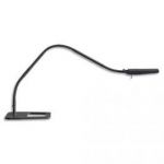 MANADE LAMPE MAXI LED NOIRE - 3 LEDS DE 2,3 WATTS - BRAS DE TROIS ARTICULATIONS - SUR SOCLE