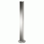 POTEAU INOX 70X70 MM TÊTE PLATE SUR PLATINE - CROSO