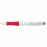 STYLO À BILLE RÉTRACTABLE ACROBALL PURE WHITE, ROUGE - LOT DE 10