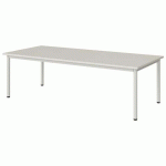 TABLE MALIBU 180X80 T2 4P STRA ABS BLC SE W911/BLC 9016