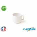 TASSE A CAFE 17 CL MELAMINE BLANCHE