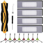 TLILY - ACCESSOIRES DE REMPLACEMENT DE FILTRE DE BROSSE LATÉRALE PRINCIPALE POUR DEEBOT OZMO 920, 950, T8, N8, T9 SERIES ROBOT ASPIRATEURS