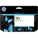 HP - 745 - F9J96A - 130-ML - CARTOUCHE D'ENCRE - JAUNE - PRODUIT D'ORIGINE - 130 ML