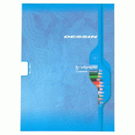 LOT DE 10 - CAHIER DESSIN SCOLAIRE PIQUÉ 7000 24X32 CM 48 PAGES UNI 120G - ASSORTIS