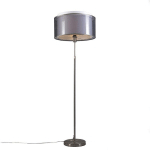 QAZQA PARTE - LAMPADAIRE - 1 LUMIÈRE - H 1680 MM - ACIER - DESIGN, MODERNE - ÉCLAIRAGE INTÉRIEUR - SALON I CHAMBRE I CUISINE I SALLE À MANGER - ACIER