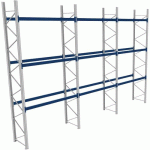 RACK 1 DÉPART + 2 SUIVANTS LXLXH 2700X8600X6000 1000KG 3 NIV - BITO