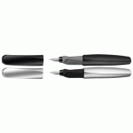 TWIST STYLO PLUME BLACK, NOIR/GRIS - LOT DE 2