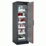 ARMOIRE SÉCURITÉ Q-PEGASUS-90 Q90.195.060.WDACR GRIS/ROUGE - ASECOS