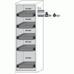 ARMOIRE SÉCURITÉ S-PHOENIX-90 S90.196.060.FDAS BLANC - ASECOS