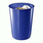CORBEILLE À PAPIER PLASTIQUE CEP GÉANTE BLEUE 40 L