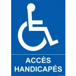 LOT DE 3 - PANNEAU ACCÈS PMR