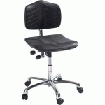 SIÈGE D'ATELIER PREMIUM-MEDIUM-ROULETTESEASY ROLLING-NOIR - GLOBAL PROFESSIONAL SEATING