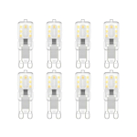 SPOT BULB 2W LED 2 SMD 3535 SOCKET G9 COLD WHITE WARM WHITE LIGHT 220V -BLANC CHAUD- - BLANC CHAUD