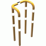 ARCEAU DOUBLE ARCEAU À BÉTONNER-JAUNE/NOIR-750X1150MM - SCHAKE