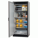 ARMOIRE SÉCURITÉ Q-CLASSIC-30 Q30.195.086.WD GRIS/ROUGE - MANUTAN COLLECTIVITÉS