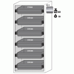 ARMOIRE SÉCURITÉ S-CLASSIC-90 S90.196.090.WDAS JAUNE - MANUTAN COLLECTIVITÉS