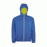 COUPE-VENT DOUBLÉ EN NYLON ROYAL/JAUNE FLU