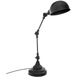 LAMPE DE BUREAU EN MÉTAL COULEUR NOIRE - L.32 X L.15 X H.55 CM PEGANE