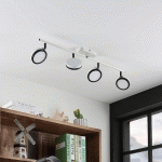 LINDBY VESIM SPOT LED BLANC À QUATRE LAMPES