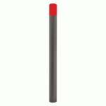 POTELET CARREFOUR ÉCOLE Ø76 MM - GRIS PROCITY/ROUGE 3020 - PROCITY