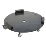ROSSIGNOL SOCLE A 5 ROULETTES PRATIK AVEC FREIN - 100 L - NOIR