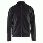 SWEAT ZIPPÉ NOIR/GRIS FONCÉ TAILLE 4XL - BLAKLADER