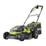 RYOBI - TONDEUSE HYBRIDE 18V ONE+ COUPE 37CM - 2 BATTERIES 5.0 AH - 1 CHARGEUR RAPIDE RY18LMH37A-250