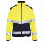 VESTE SOFTSHELL HAUTE VISIBILITÉ TAILLE 4XL - BLAKLADER
