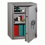 COFFRE-FORT BLINDÉ IGNIFUGÉ HARTMANN 123 LITRES SERRURE ÉLECTRONIQUE