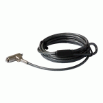 PORT DESIGNS 901215 CÂBLE ANTIVOL NOIR, ARGENT 1,55 M