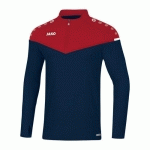 ZIPTOP DE FOOT - JAKO - CHAMP 20 BLEU MARINE/ROUGE