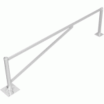 BARRIÈRE PIVOTANTE À CHEVILLER POUR CADENAS - 3500 MM - SCHAKE