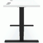 BUREAU PREMIUM RÉGLABLE ELEMENTS SOLID 1800 - BLANC - NOIR - ACTIFORCE