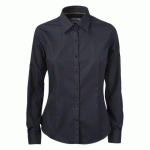 J.HARVEST & FROST YB50 TWILL WOMAN CHEMISE FEMMES NOIR - TAILLE S