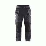 PANTALON DE TRAVAIL MAINTENANCE AVEC POCHES FLOTTANTES GRIS/NOIR C58 - BLAKLADER