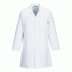 PORTWEST AS10 BLOUSE ANTISTATIQUE ESD BLANC - TAILLE 4XL