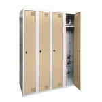 ARMOIRE SÉCHANTE IP 4 COLONNES À MORAILLON IVOIRE - MANUTAN COLLECTIVITÉS